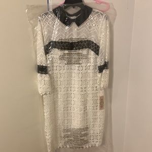 Sold❌Nanette lepore womens lace shift dress size 12